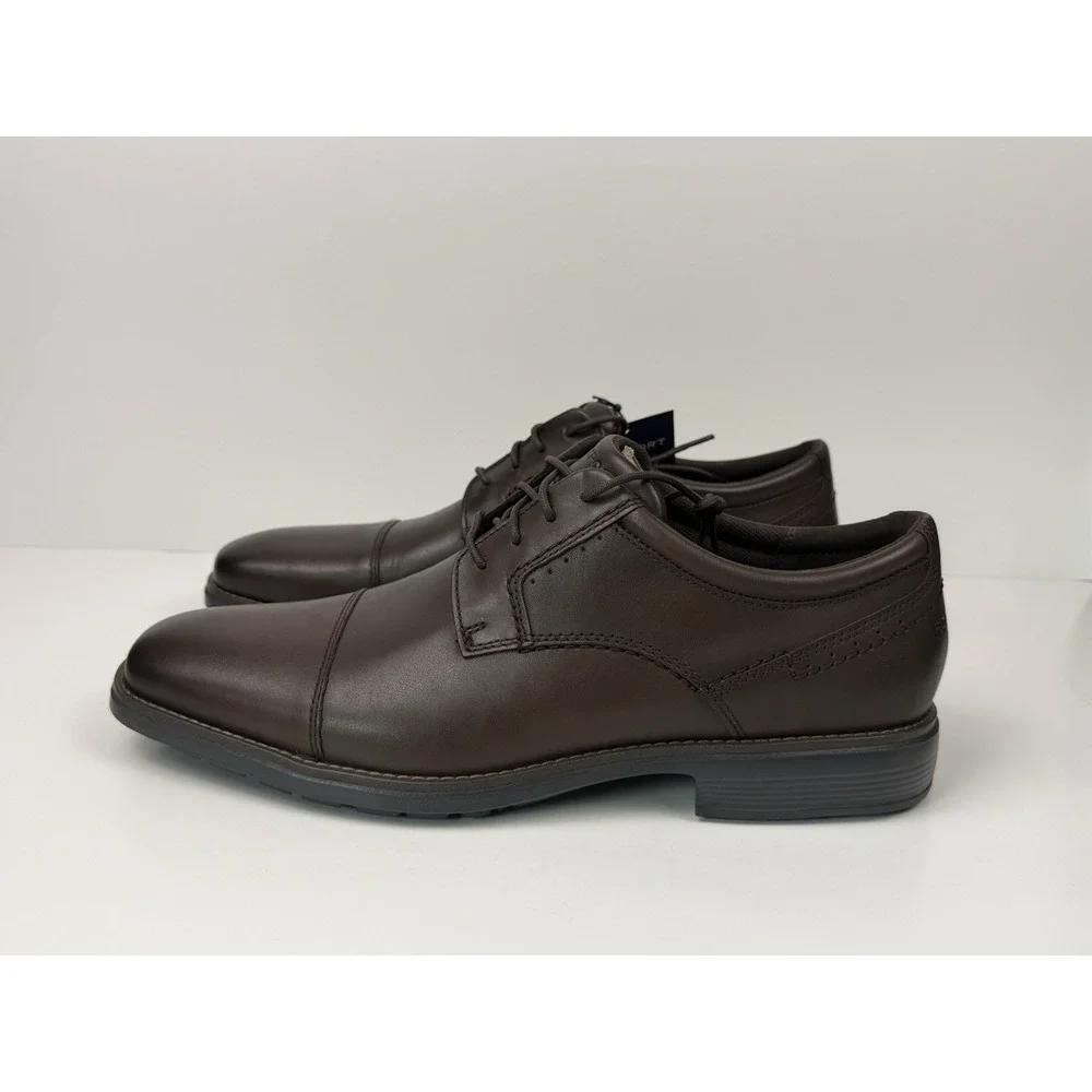 Rockport Next Gen Cap Toe Dress Shoe Men's Size 11 Dark Brown CJ3208 No Box